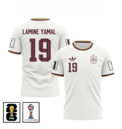 Lamine Yamal 2026 World Cup Soccer Jersey Away