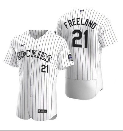 Kyle Freeland Jersey 21 Rockies Vapor Premier Limited All Stitched White