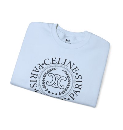 Celine University Light Blue Sweatshirt - Size Usa
