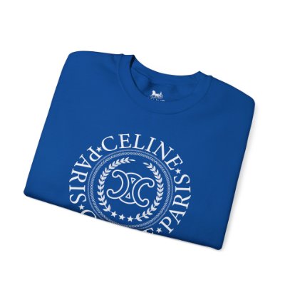 Celine University Blue Sweatshirt - Size Usa