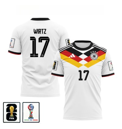 Florian Wirtz 2026 World Cup Soccer Jersey