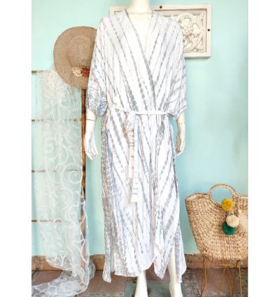 Womens Open Front Kimono Relaxed Fit Beach Cover Up