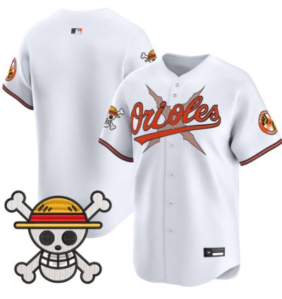 Team Jersey Blank Baltimore Orioles One Piece Premier Stitched White