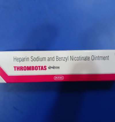 Herpin Sodium And Benzyl Nicotinate Ointment Used For Thrombophlebitis