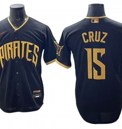 Pittsburgh Pirates 15 Oneil Cruz 2026 City Connect Limited Jersey - Black