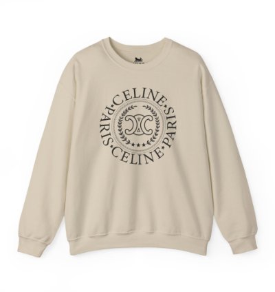 Celine University Sand Sweatshirt - Size Usa