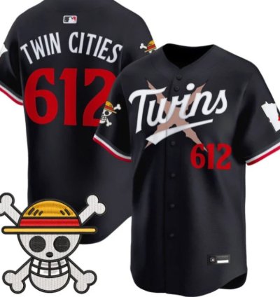 Twin Cities 612 Minnesota Twins Baseball Jersey One Piece Premier Patch All Stitched