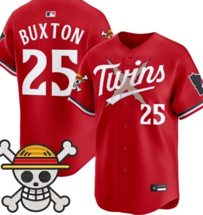 Byron Buxton 25 Minnesota Twins Baseball Jersey One Piece Premier Patch All Stitched