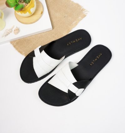 Casual Summer Slippers Open Toe Comfort Sandals Neutral Black Shoes