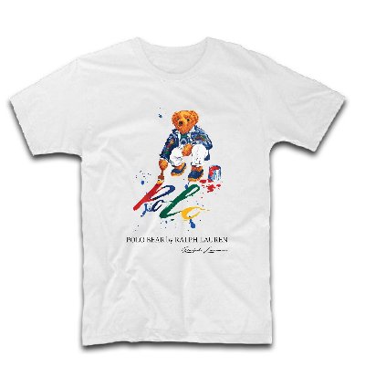 Polo Bear Painting Logo T-shirt