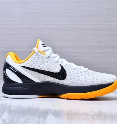 Kobe 6 Protro White Del Sol Sneakers