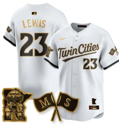 Royce Lewis 23 Minnesota Twins Baseball Jersey Vapor Patch Limited All Stitched