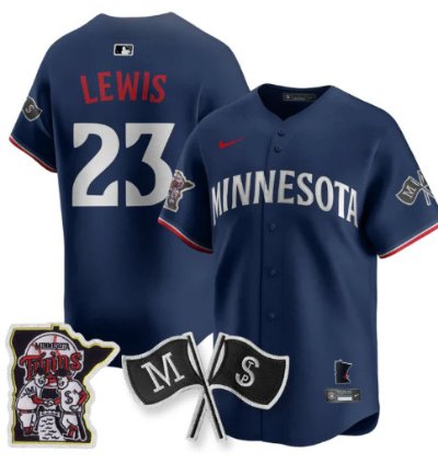 Royce Lewis 23 Minnesota Twins Baseball Jersey Vapor Patch Limited All Stitched