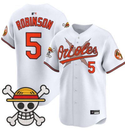 Brooks Robinson Jersey 5 Baltimore Orioles One Piece Premier Stitched White