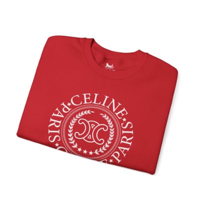 Celine University Red Sweatshirt - Size Usa