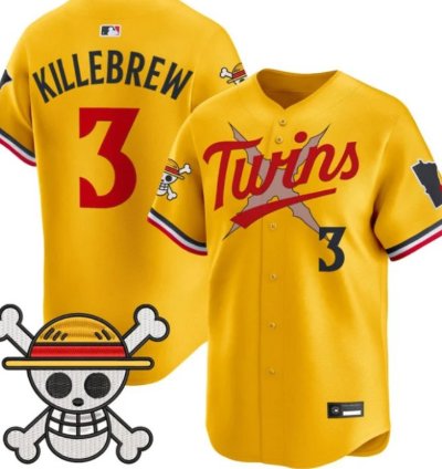 Harmon Killebrew 3 Minnesota Twins Baseball Jersey One Piece Premier Patch All Stitched