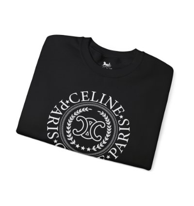 Celine University Black Sweatshirt - Size Usa