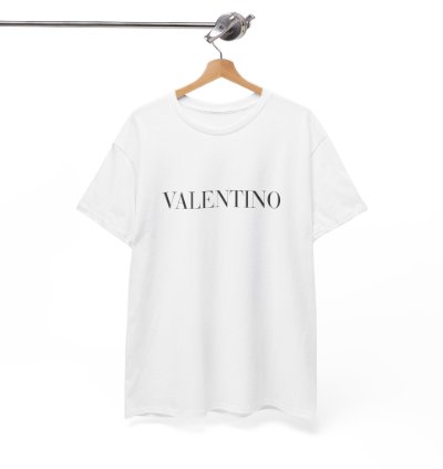 Valentino Classic Print White Unisex Tee