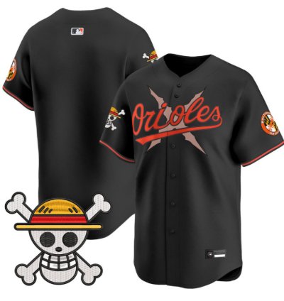 Team Jersey Blank Baltimore Orioles One Piece Premier Stitched Black