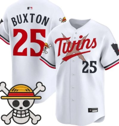 Byron Buxton 25 Minnesota Twins Baseball Jersey One Piece Premier Patch All Stitched