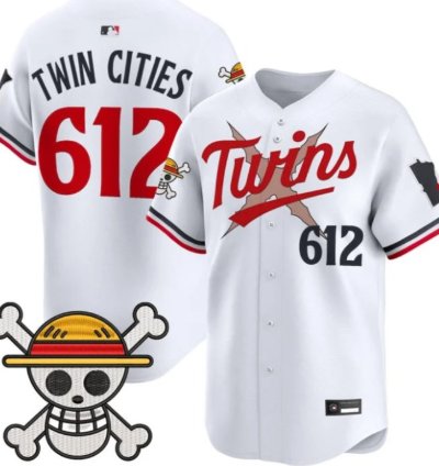Twin Cities 612 Minnesota Twins Baseball Jersey One Piece Premier Patch All Stitched
