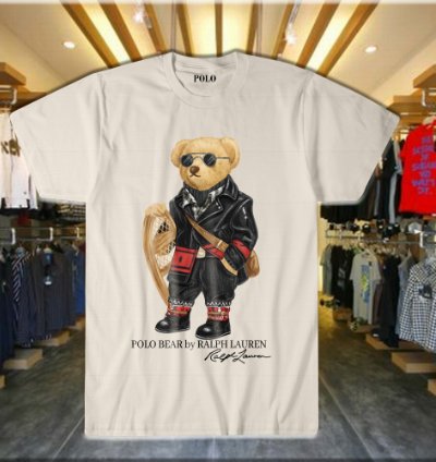 Polo Bear Streetstyle Hoodie Swag Bear Design Luxe Street Vibes Gray