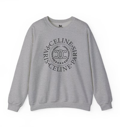 Celine University Grey Sweatshirt - Size Usa