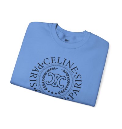 Celine University Carolina Blue Sweatshirt - Size Usa