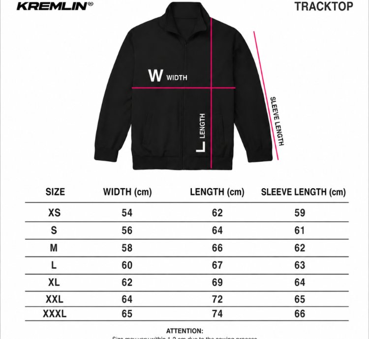 Kremlin Activewear Track Jacket Yokota