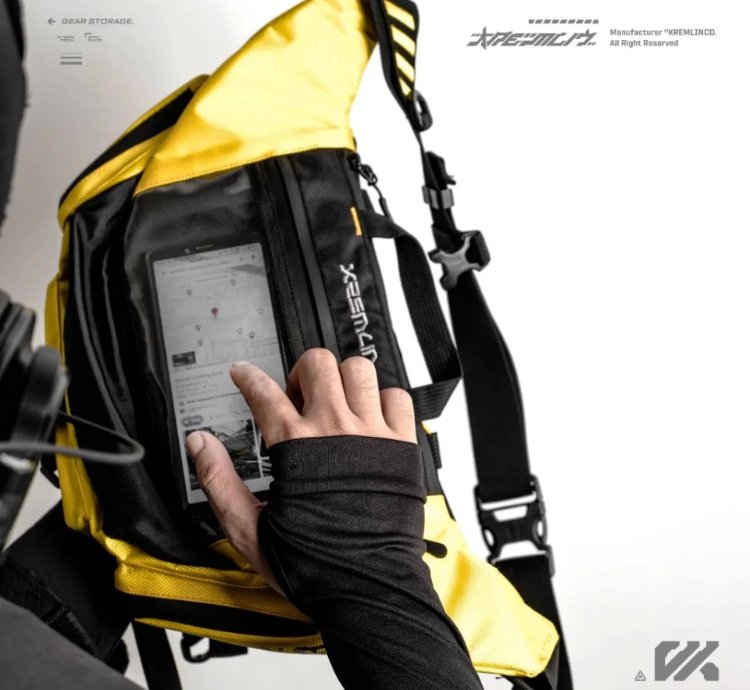 Kremlin Double Strap Waist Bag Cyrax Yellow