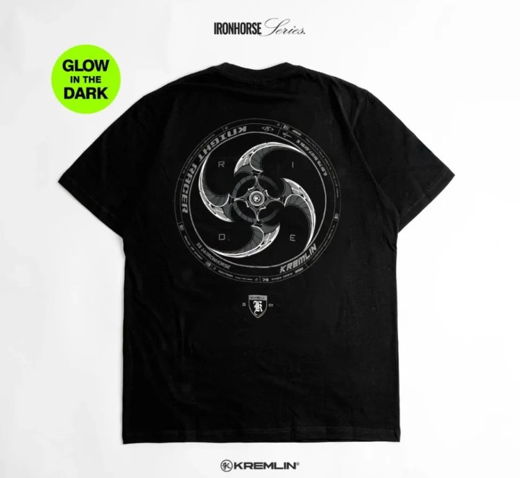 Kremlin Ironhorse T-shirt Black Spin