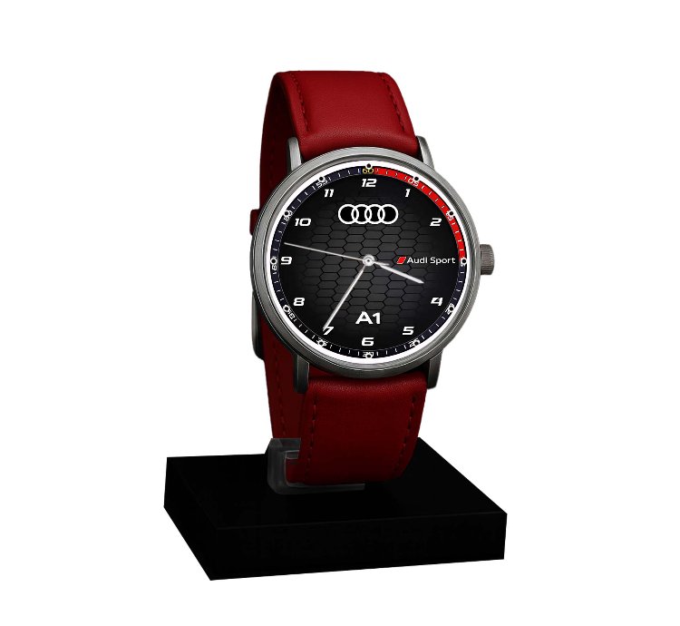 Luxury Audi Sport Logo Watch Super Car Inspired Automotive Stainless Steel