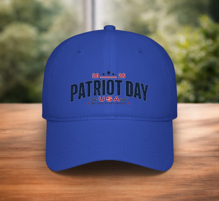 Patriot Day Usa 2026 Hat 911 Never Forget Baseball Cap American Memorial Cap September 11 Tribute Gift Blue