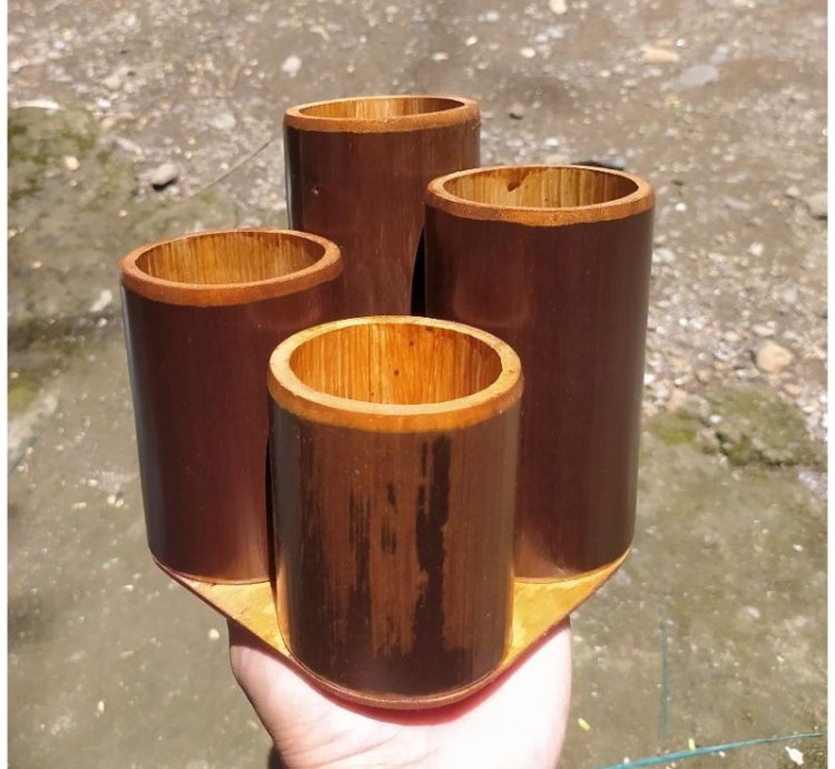 Handicrafts Pencil Cases Flower Vases Spoon Holders Bamboo Crafts