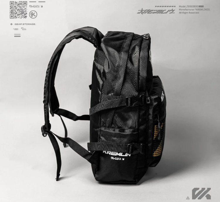 Kremlin Naito Tech Gear Bagpack Backpack - Black