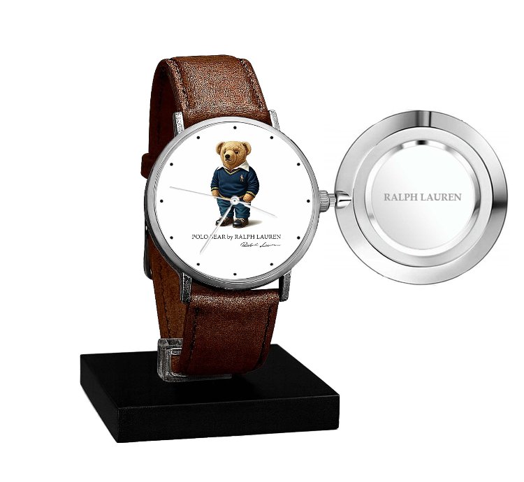 Polo Watch Luxury Preppy Bear Design With