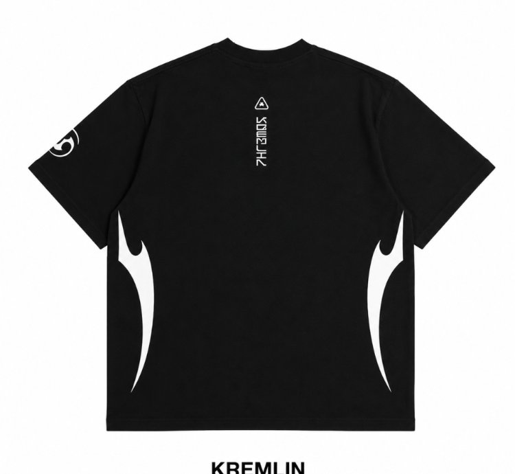 Kremlin Oversized Puff T-shirt Black - Toshi