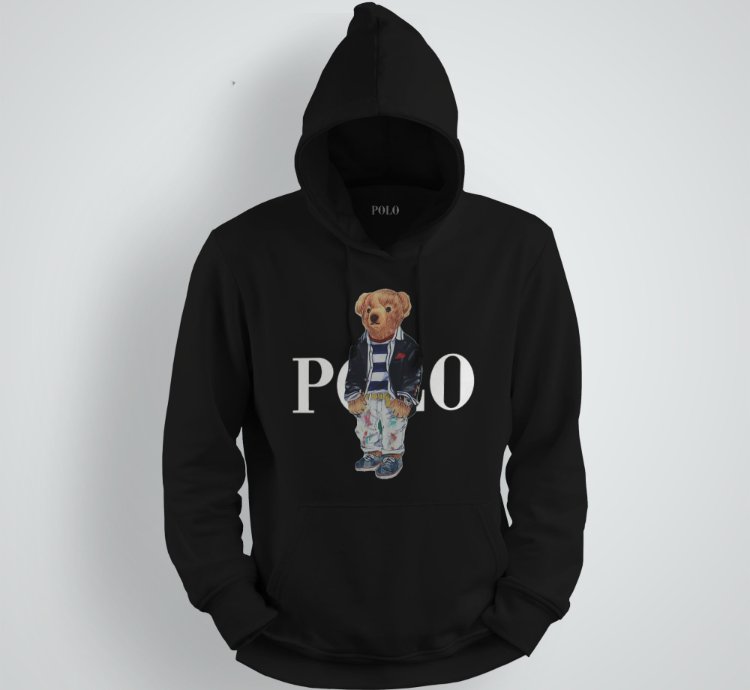 Hoodie Polo Ralph Lauren Polo Bear Fleece Black