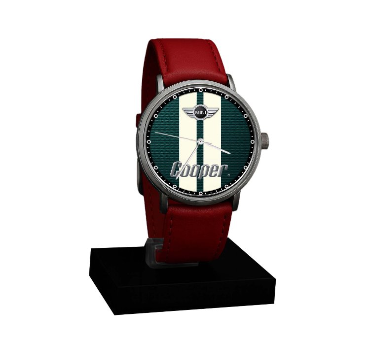 Mini Cooper Green Watch Stainless Steel