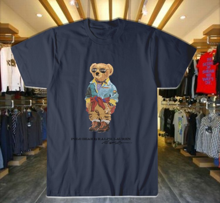 Polo Bear Shirt T Shirt Custom Bear Navy Usa Size