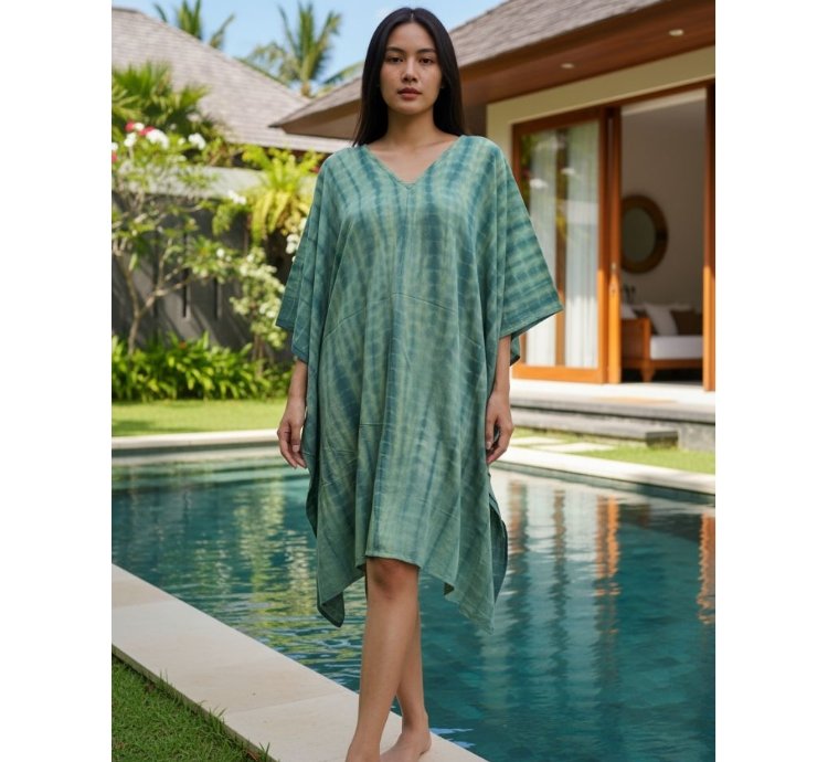 Flowy V Neck Caftan For Women