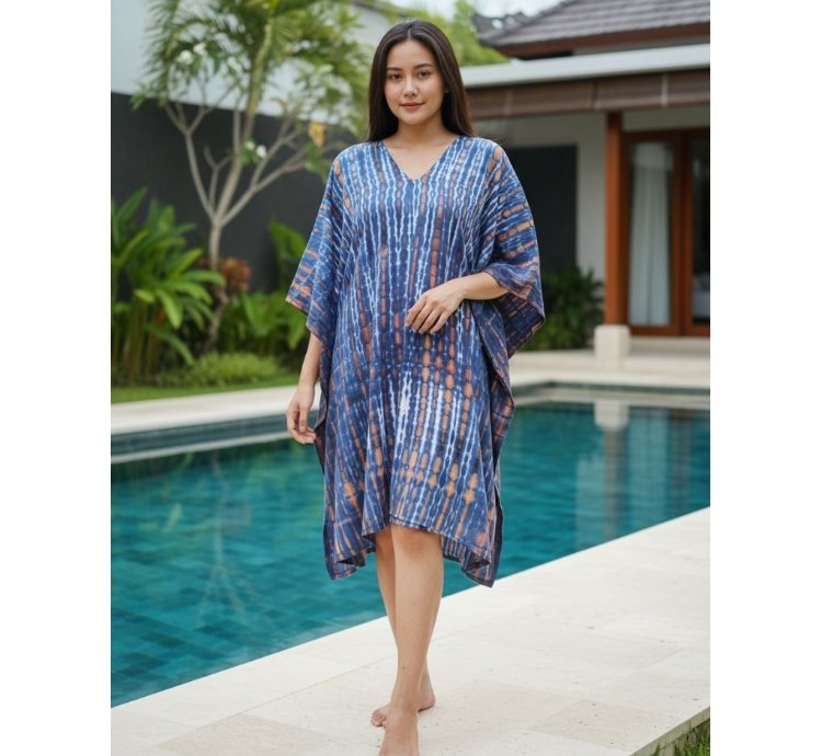Womens Resort Kaftan Dress