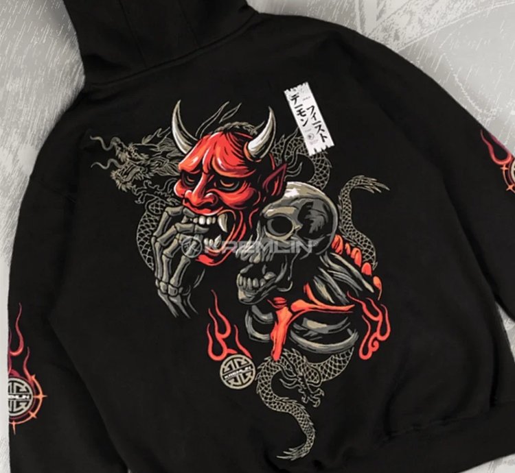 Kremlin Grimask - Pullover Hoodie Mythology Revival Black
