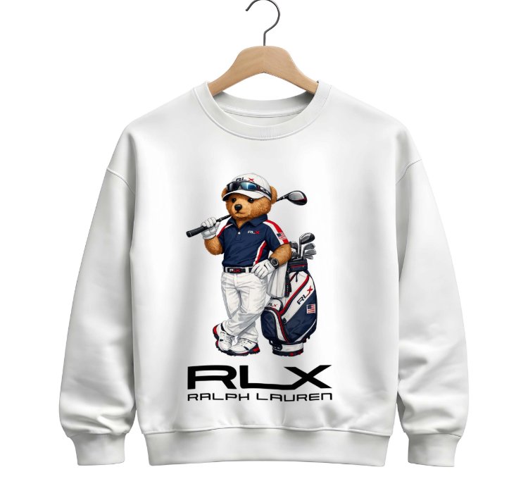 Sweatshirt Polo Bear Rlx Size Usa