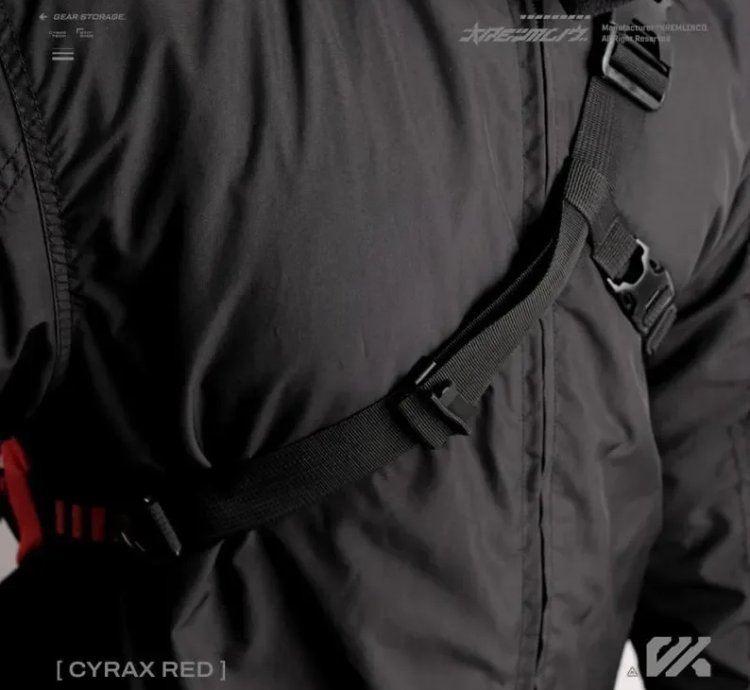 Kremlin Double Strap Sling Bag Cyrax Red