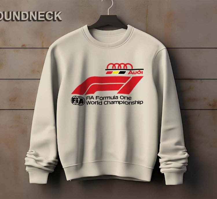 Audi F1 Logo Sweatshirt Elegant Design Us Size