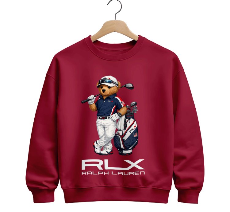 Sweatshirt Polo Bear Rlx Size Usa