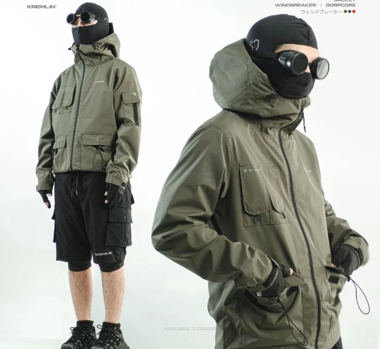 Kremlin Trooper - Jacket Windbreaker Gorpcore Outerwear 3 Colors
