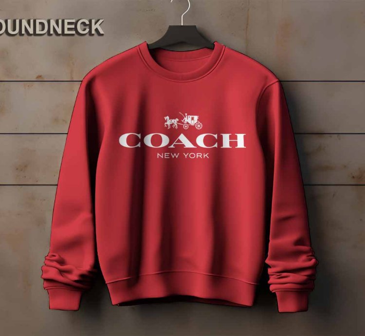 Coach Logo Sweatshirt Elegant Design Us Size