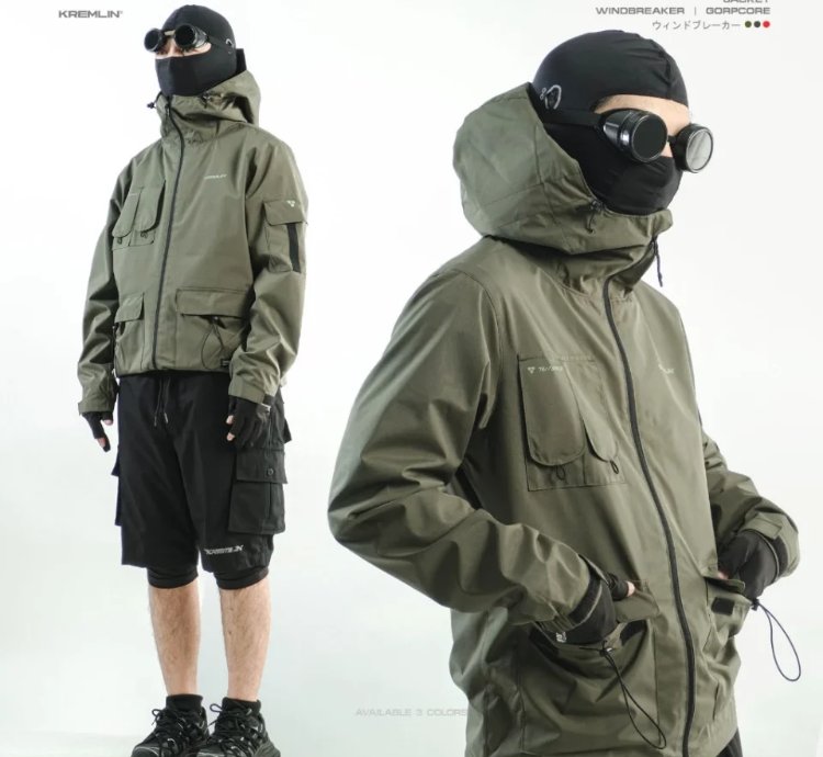Kremlin Gorpcore Windbreaker Jacket Trooper